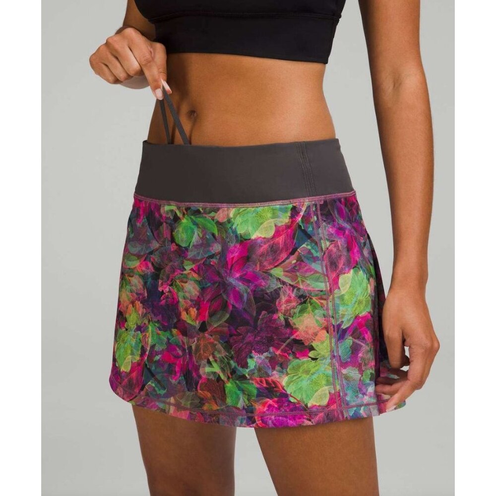 Lululemon‎ Womens 6 Pace Rival Mid Rise Skirt Skort Tennis Swift Fabric Athletic
